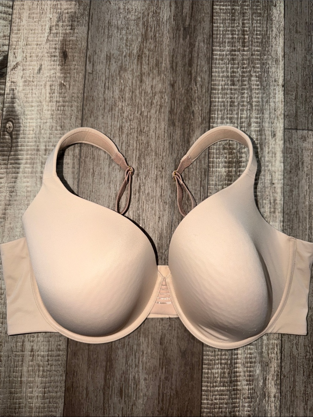 JOYSPUN Seamless Nude T-Shirt Bra - Smooth Supportive Cup-size 44D